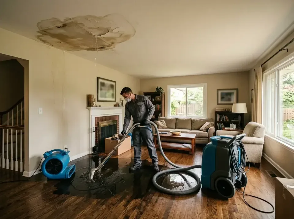 attic-pipe-burst-ceiling-drip-008 — frequently asked questions, Water Damage Restoration & Carpet Care in Annapolis Neck, MD